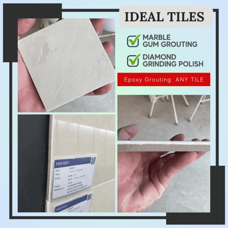 Marble Gum Grouting Diamond Grinding Polish Singapore