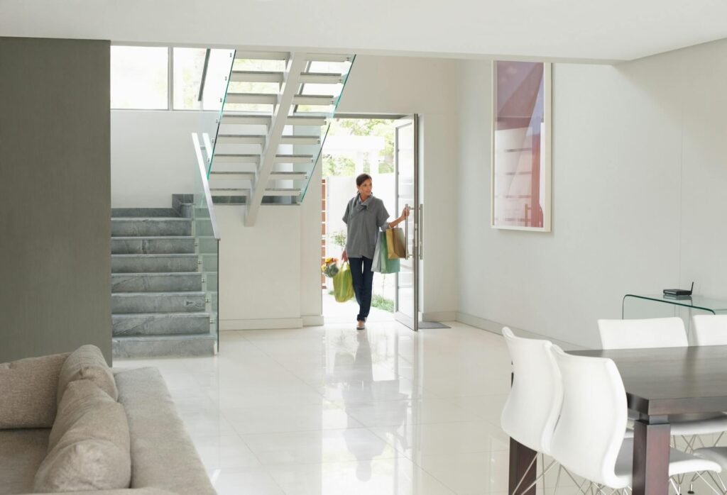 Marble Floor in Singapore Home