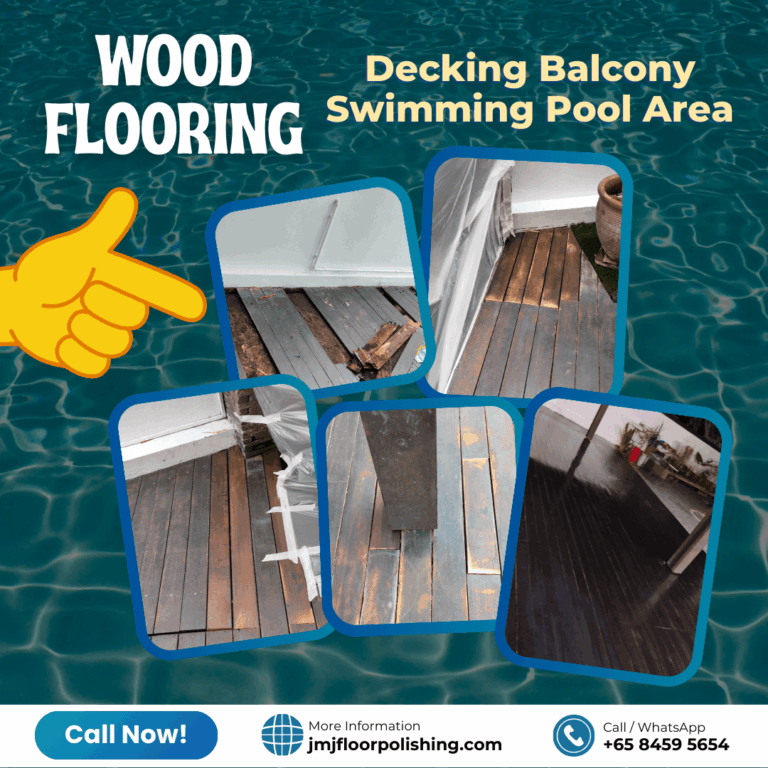 Wood Flooring Swimming Pool Area Singapore
